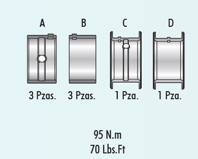 COJINETES DE BANCADA MORESA
